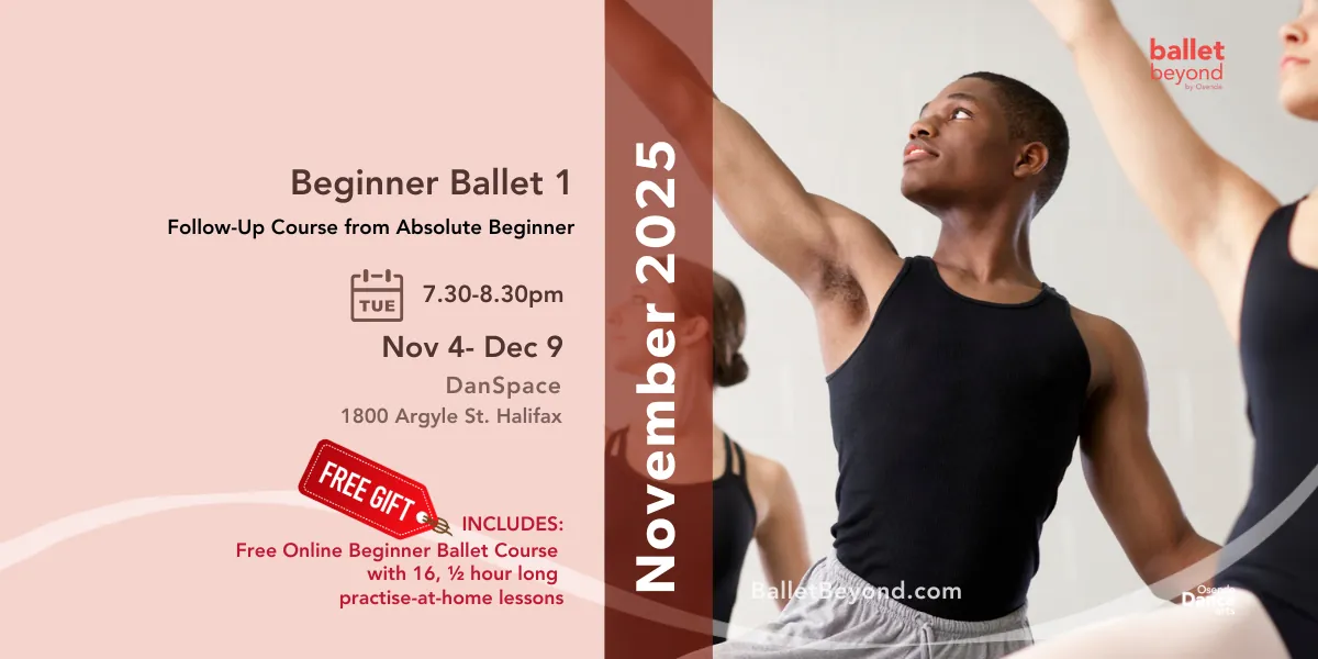 🩰 Beginner Ballet - Follow Up Course from Absolute Beginner (Tuesdays)