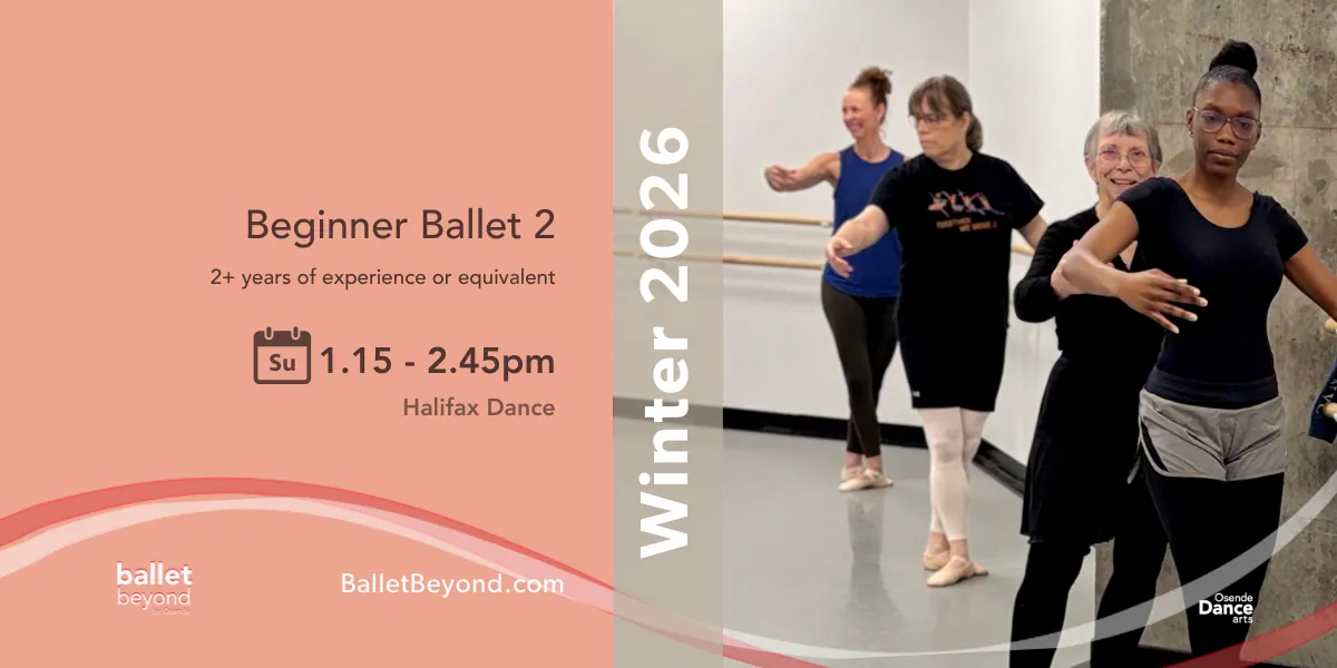 🩰 Beginner Ballet 2 ❄️  Winter 2026