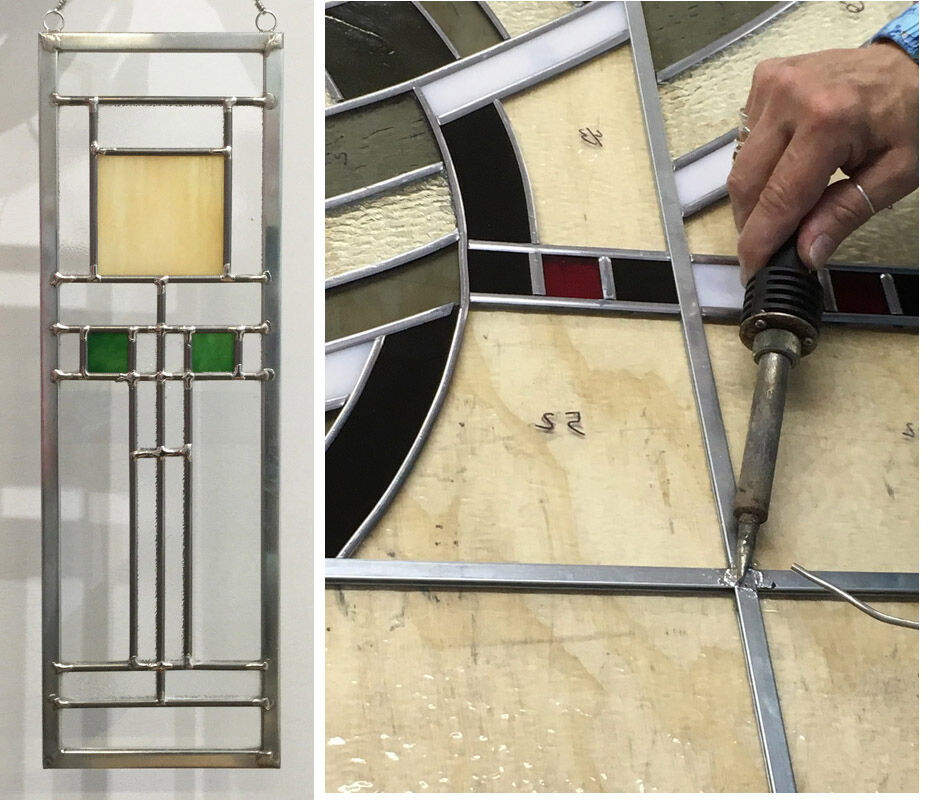 Main Exhibit Gallery & Art Center — Beginners Stained Glass Leaded Panel