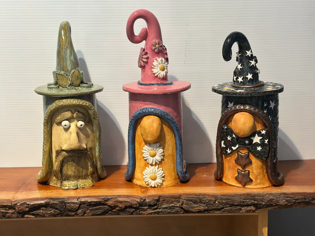 Clay Gnome Jar