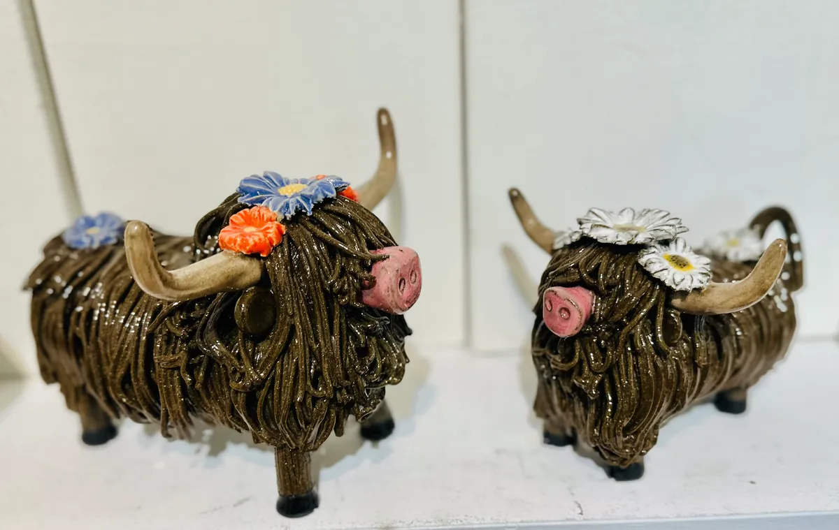 Handbuilt Highland Cow