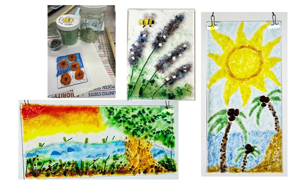 Painting WITH Glass