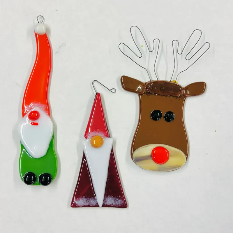 Fused Glass Ornaments