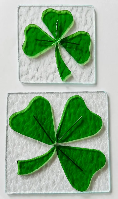 Fused Glass Shamrock