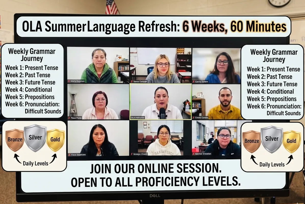 Online Early Summer English Refresh: 6 Weeks to Better English
