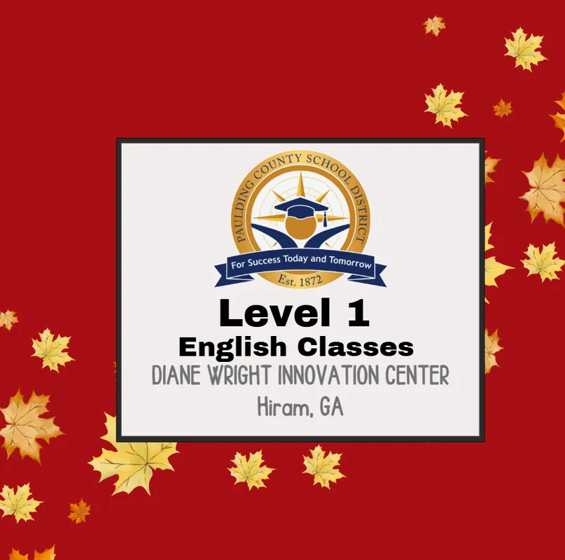 Level 1: English Classes - Sponsored by Paulding County School District