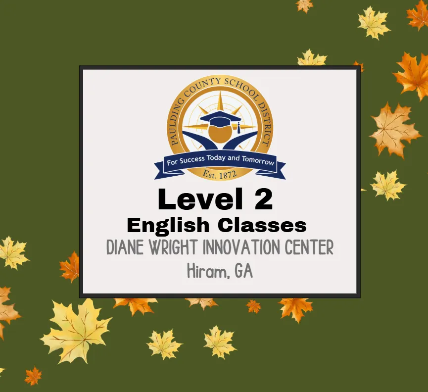 Level 2: English - Sponsored by Paulding County School District
