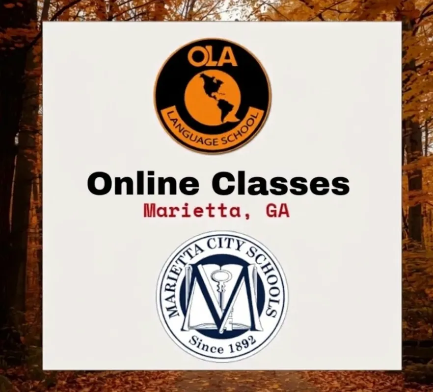Free ONLINE English Classes - Beginner Level- Marietta - Pre-registration 2026-2027