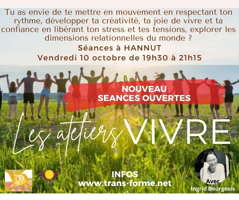 Atelier VIVRE - Corps, Voix, Mouvement