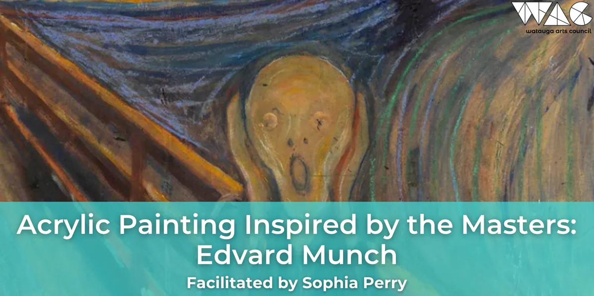 Acrylic Painting Inspired by the Masters - Edvard Munch