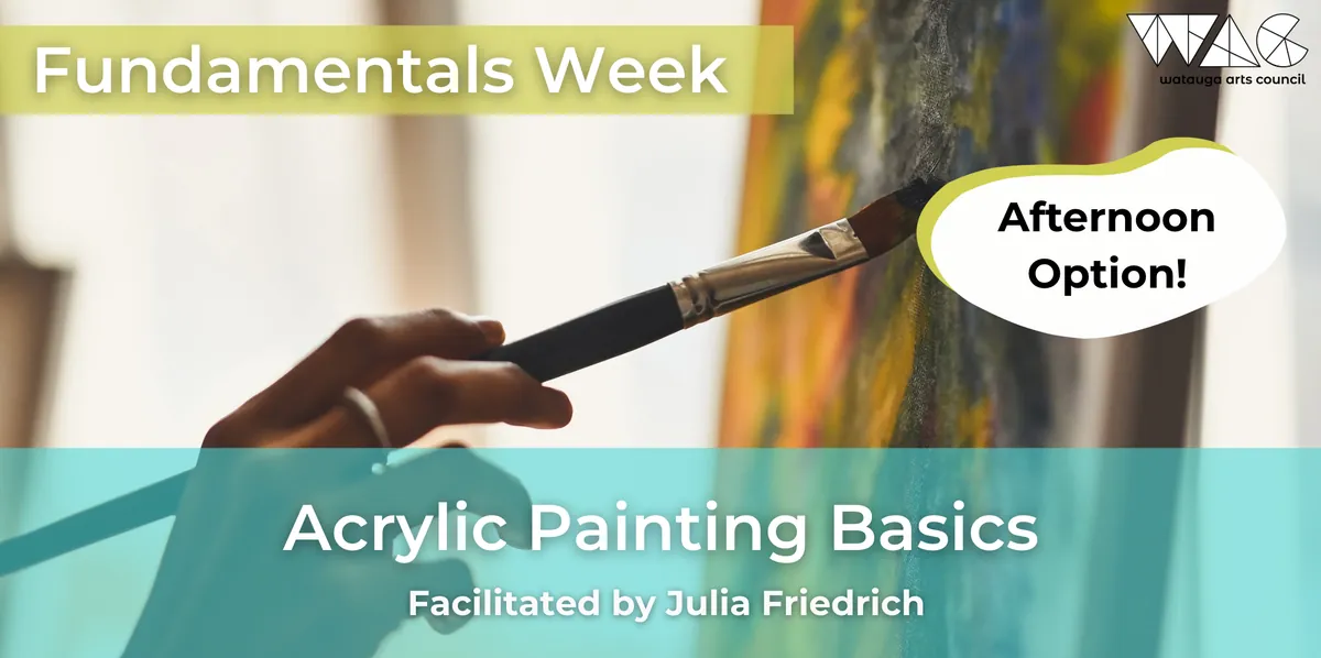 Acrylic Painting Basics (Afternoon Option)