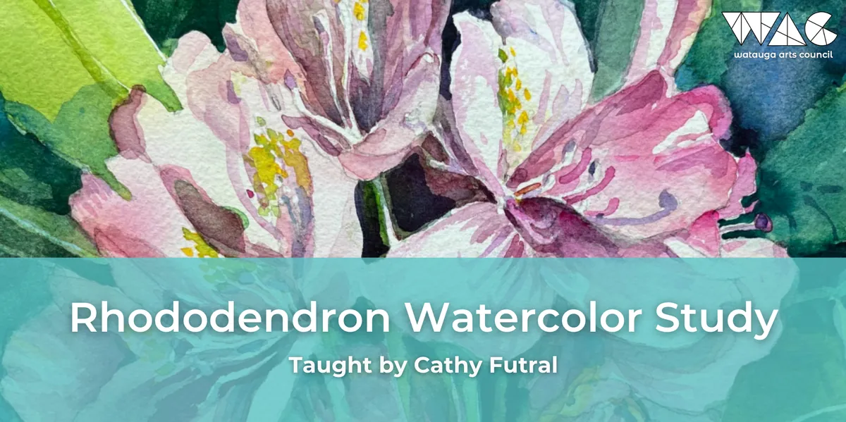 Rhododendron Watercolor Study