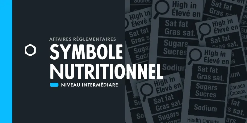 Symbole nutritionnel sur le devant des emballages