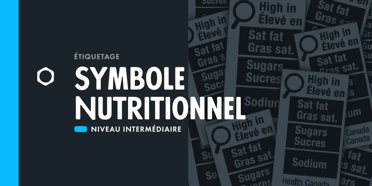 Symbole nutritionnel sur le devant des emballages