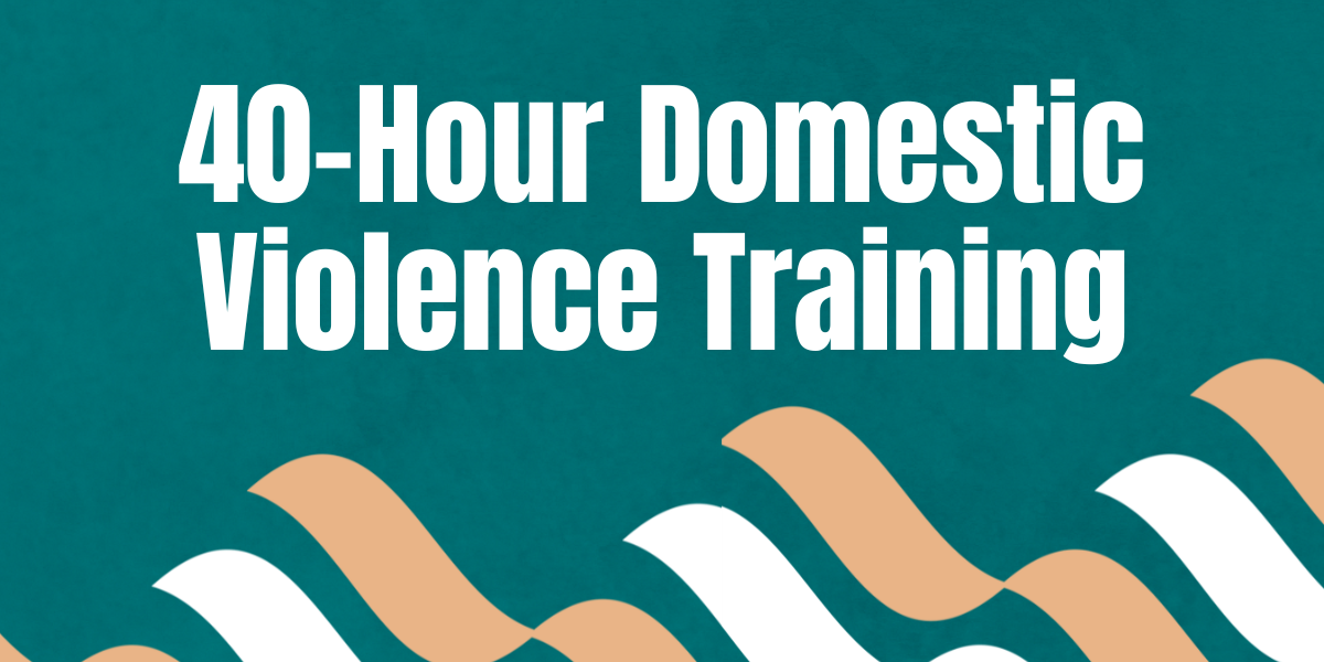 August 40hour Domestic Violence Training (Full Day Virtual) — The