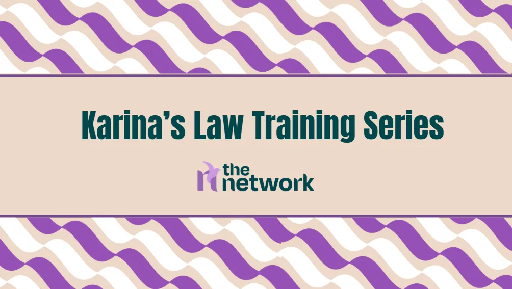 Karina's Law Training Series