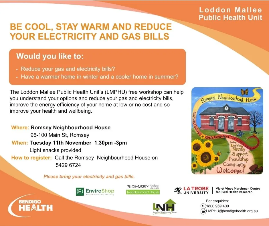 How to Reduce your gas and electricity bills? ( 11 Nov 2025, 1:30 - 3:00pm)