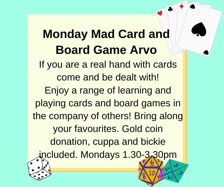 Mad Card and Board Game  2026  - (Expression of Interest, DATE/TIME TBC)