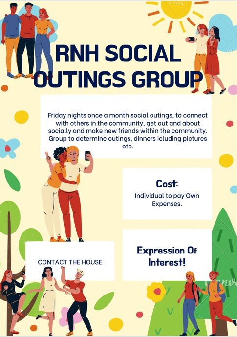 RNH Social Outings Group 2026 (Expression of Interest, DATE/TIME TBC)