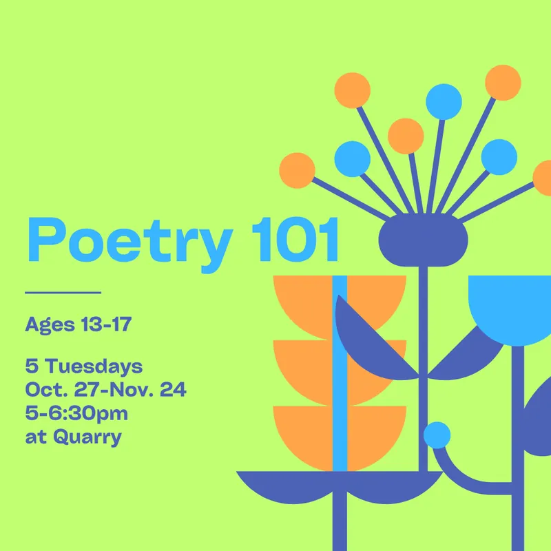 Poetry 101 [ages 13-17]