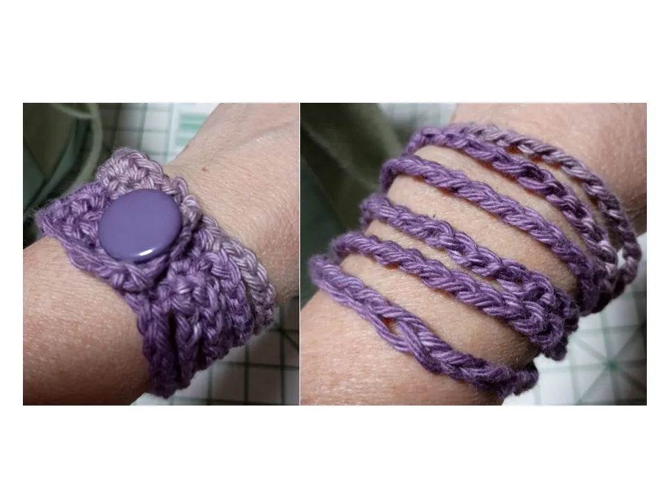 Kid Crochet Cuff Bracelet