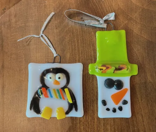 Fused Glass Ornaments