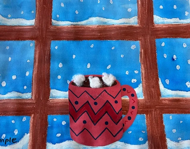 A Cup of Hot Chocolate -  Painting pARTy for Kids