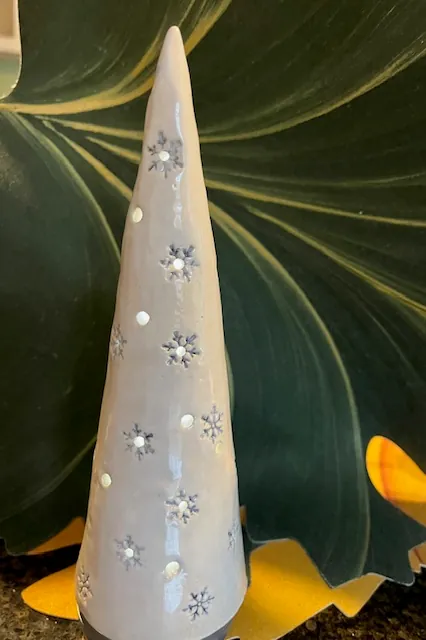 Ceramic Winter Luminary