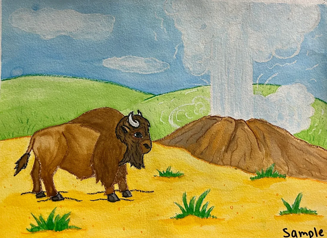 Summer Art Adventure Camp (Ages 5-12)  - Road Trip Across the USA!