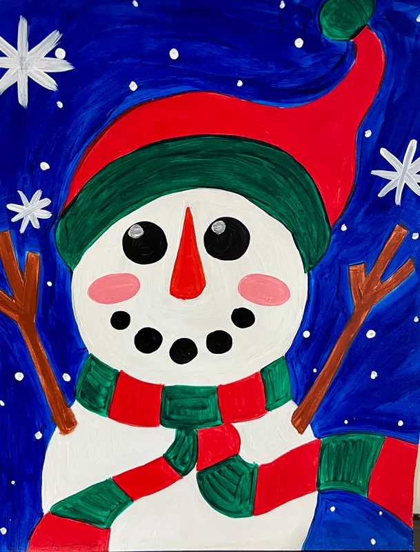 Let it Snow!-  Painting pARTy for Kids