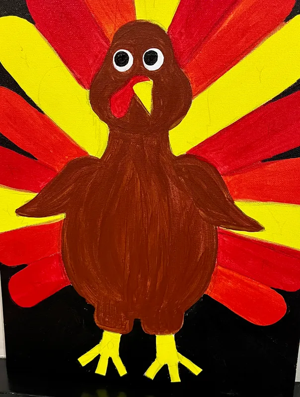 Turkey Time!-  Painting pARTy for Kids