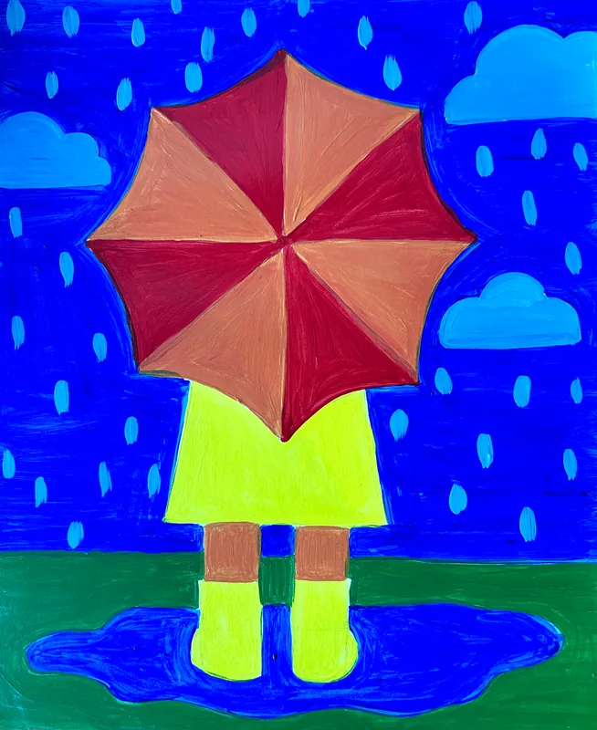 April Showers Bring May Flowers!  Painting pARTy for Kids