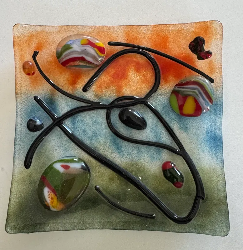 Fused Glass Trinket Dish
