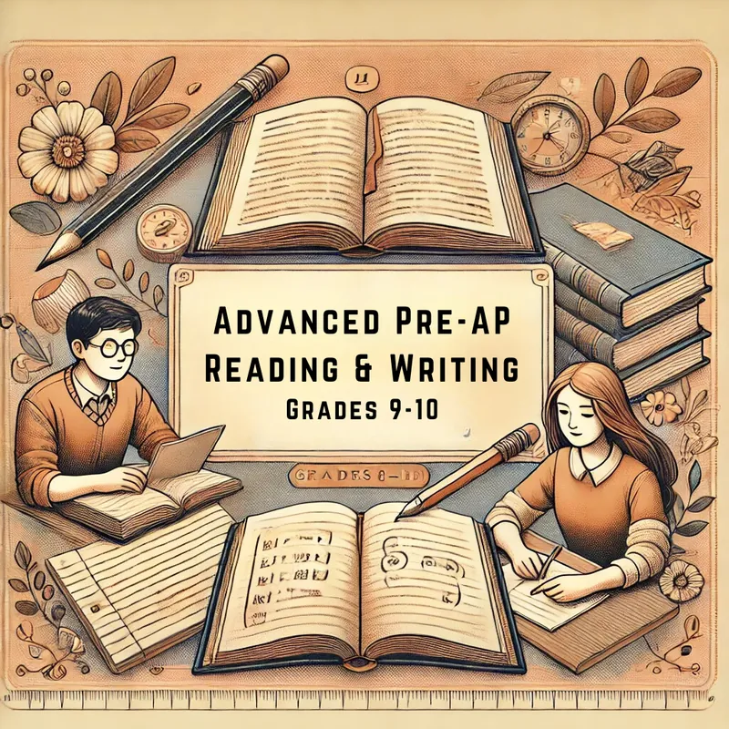 Advanced Pre-AP Reading & Writing (Grades 9-10)-- Class 2