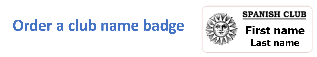 Name Badge Order 2026