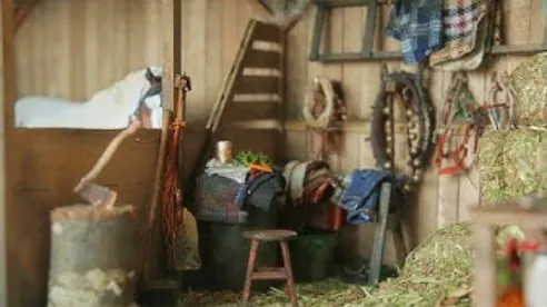 Summer with the Horses - Pony Stable Diorama