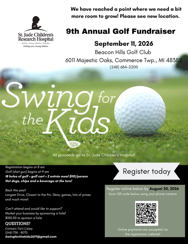 Swing For The Kids - St. Jude Annual Golf Outing