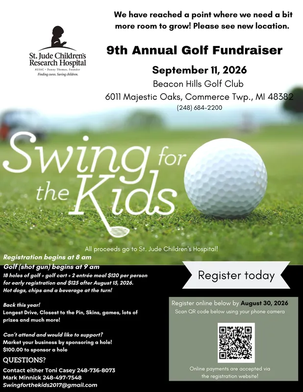 Swing For The Kids - St. Jude Annual Golf Outing