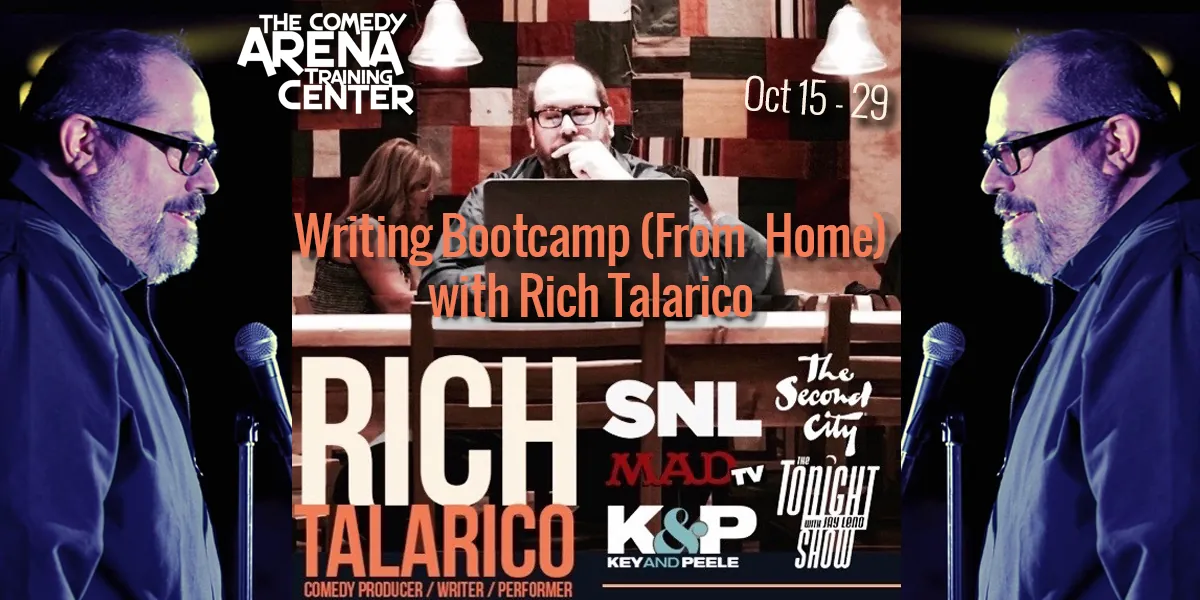 3-Week Writing Bootcamp with Key & Peele's Rich Talarico (Online)