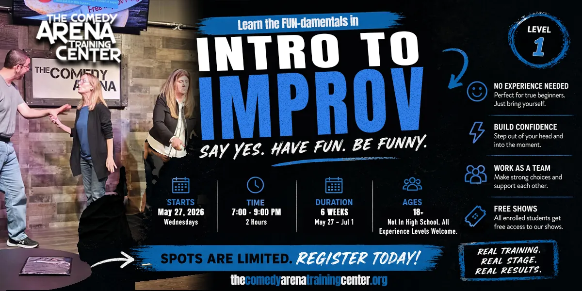 Intro to Improv Comedy (Wed, May 27 - July 1)