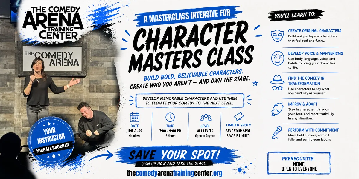 A Masterclass in Characters (3 Week Intensive)