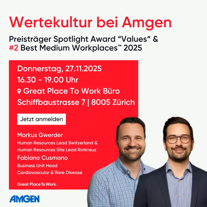 Building Blocks of Workplace Culture: Wertekultur bei Amgen