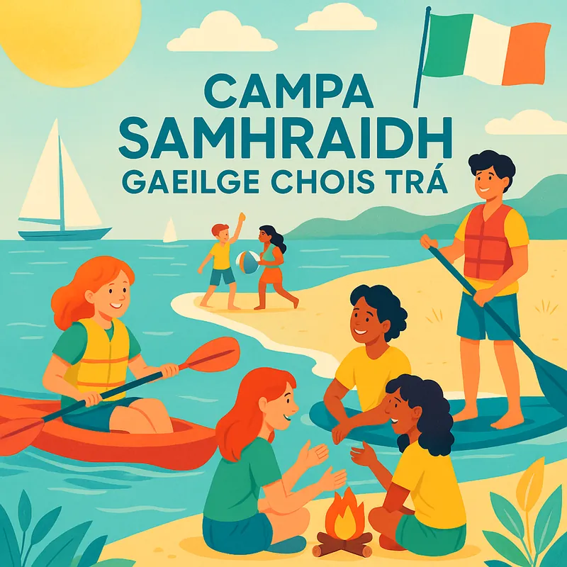 Seoltóireacht trí Ghaeilge Afternoon (7 to 11 years - Aug 17th)
