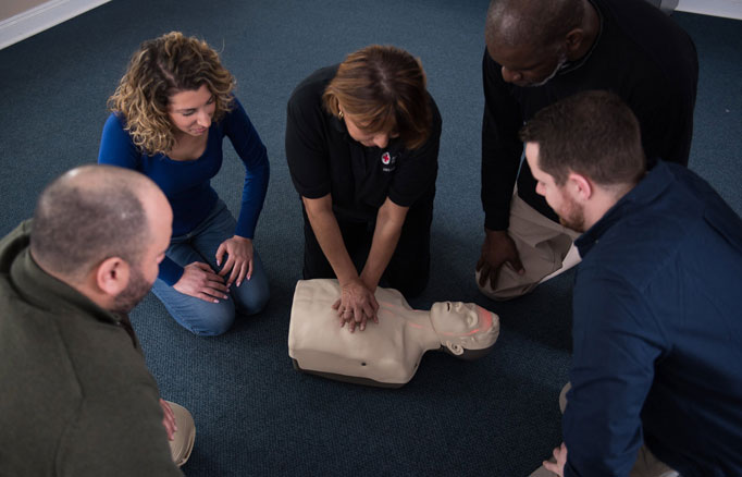 Stacked First Aid/CPR/AED, American Red Cross®