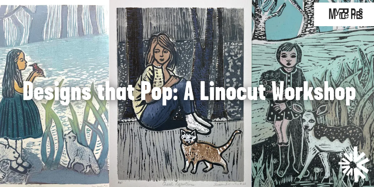 Designs that Pop: A Linocut Workshop