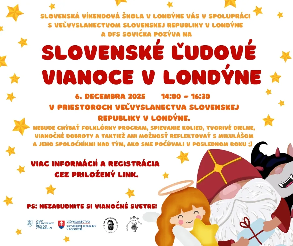Slovenské ľudové Vianoce v Londýne (2025)