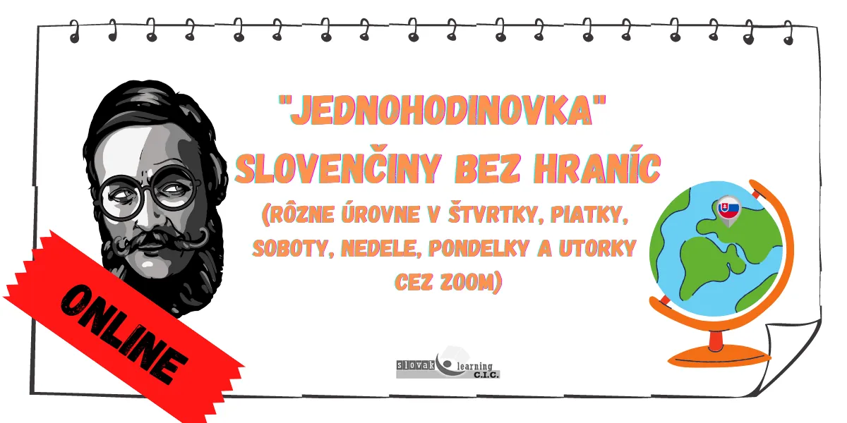 Online “Mierne pokročilí v slovenskom jazyku” ( 6-12 rokov, ŠTVRTKY, 18:00-19:00)