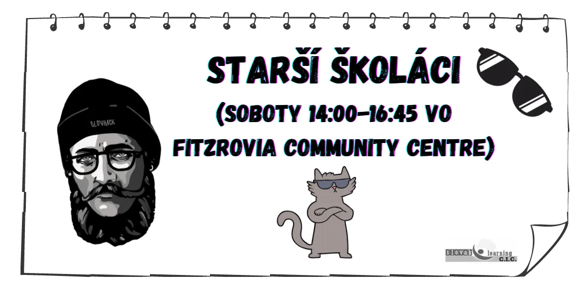 Starší školáci v Londýne (9 - 15 rokov)