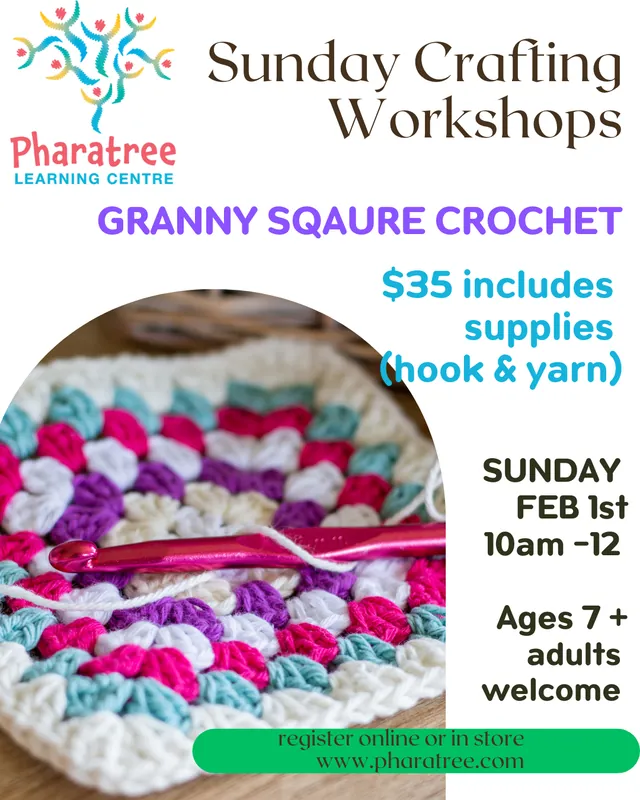 Granny Squares Crochet Workshop