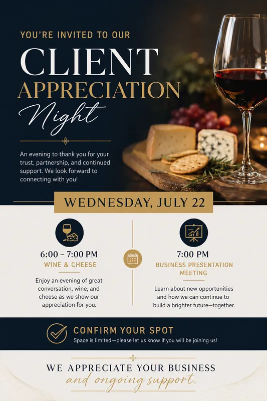 Client Appreciation Night